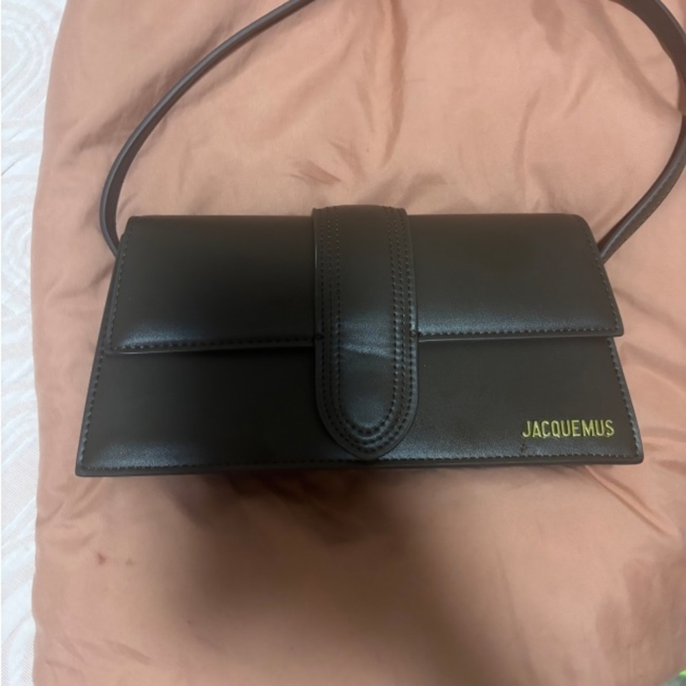 Jacquemus Dark Brown Leather Shoulder Bag - Picture 2 of 4